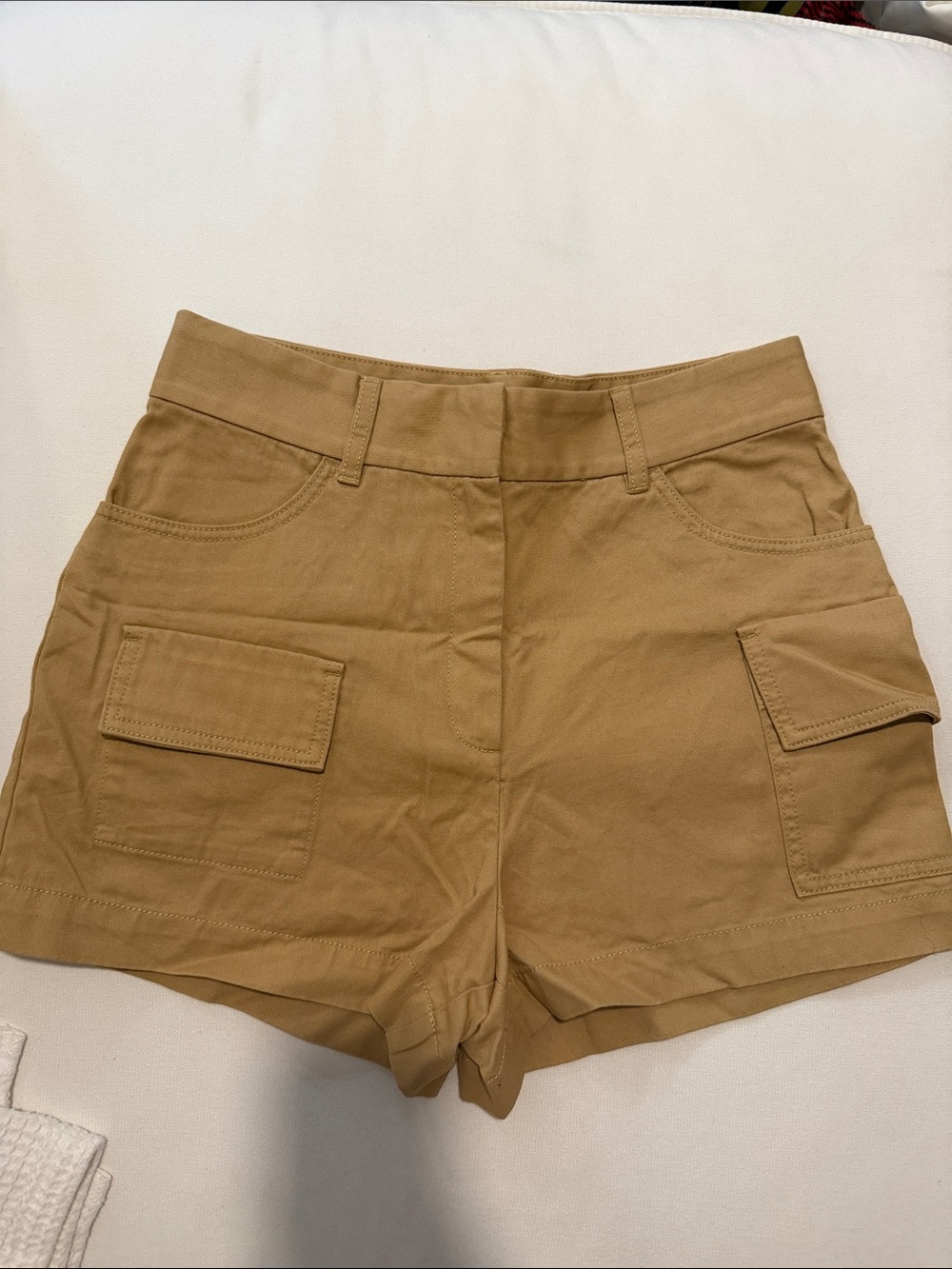 MONKI Cargo Shorts in Brown Size 38